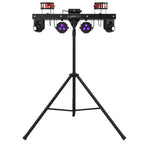 2x Chauvet DJ GigBar Move 5-in-1 Ultimate Effect Light Systems with DMX Controller &amp; Fog Machine Package