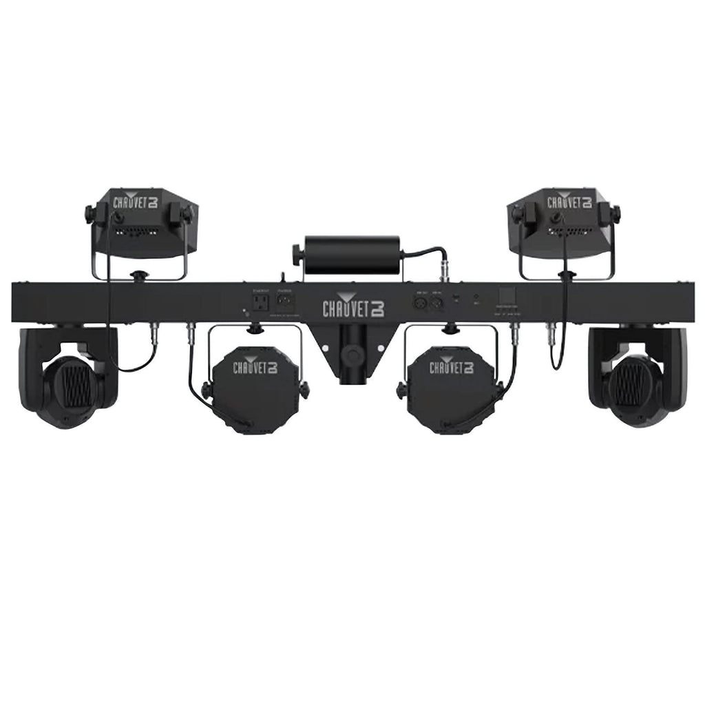 Chauvet DJ GigBar Move 5-in-1 Ultimate Effect Light System with Hurricane 700 Fog Machine Package