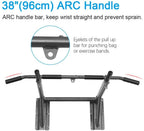 ONETWOFIT Multifunctional Wall Mounted Pull Up Bar Power Tower Set Chin Up Station Home Gym Workout Strength Training Equipment Fitness Dip Stand Supports to 330 Lbs