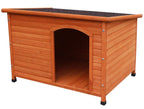 HiCaptain Waterproof Wooden Pet House Deluxe Solid Cedar Dog Kennel Universal Fits for Small Medium LarAnimals