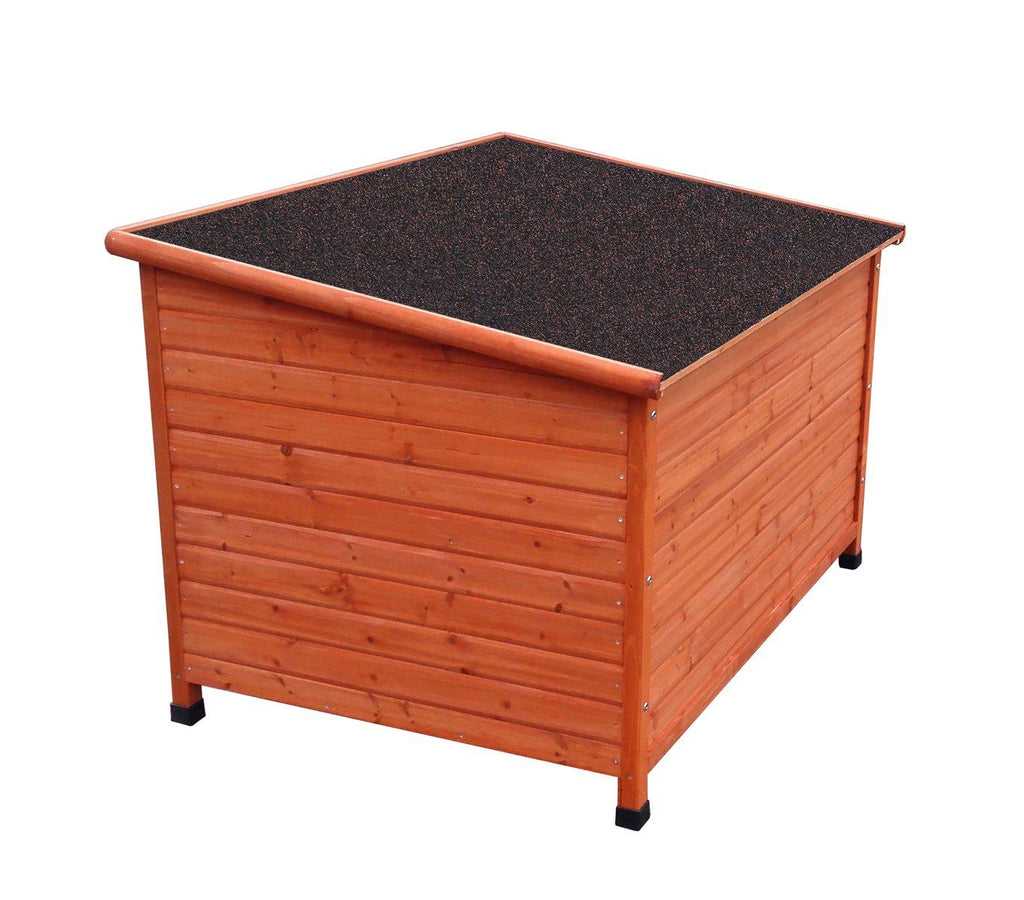 HiCaptain Waterproof Wooden Pet House Deluxe Solid Cedar Dog Kennel Universal Fits for Small Medium LarAnimals