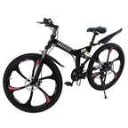 Black Friday Deals! LEBONYARD 26 Inch Mountain Bike With 21 Speed Dual Disc Brakes Full Suspension Non-slip, Black
