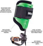 Notch Gecko Steel Climbers w/Pole Gaffs (Pair)