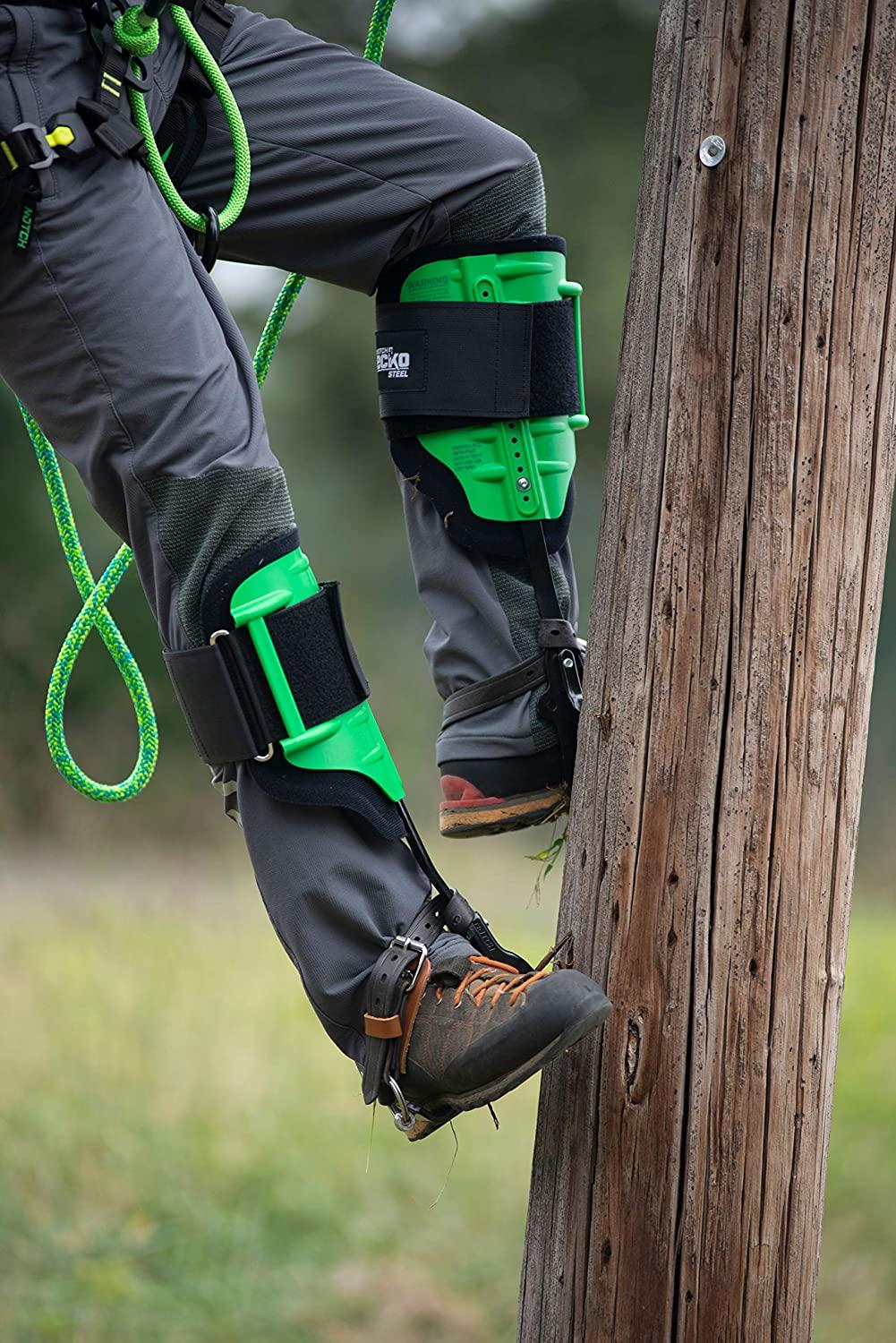 Notch Gecko Steel Climbers w/Pole Gaffs (Pair)