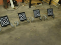JOHN BEAN ALIGNMENT MACHINE HEADS WITH WHEEL MOUNTS HAVE 8 TOTAL 200 EA.