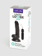 Lifelike Lover Classic Realistic Dildo Vibrator 6 Inch, Black | Black