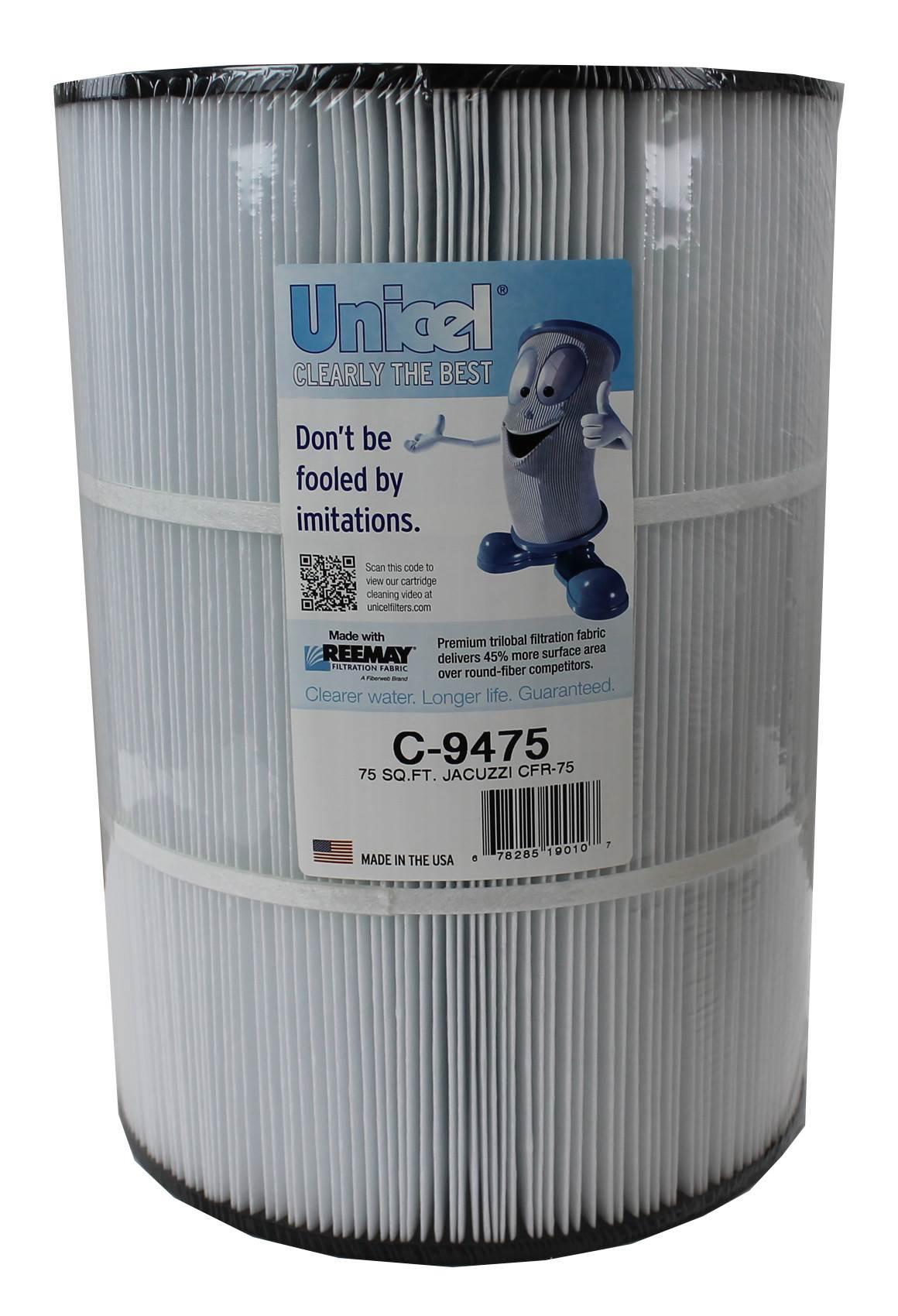 4) new unicel c-9475 pool spa cfr 75 sq ft filter cartridges element pj75-4
