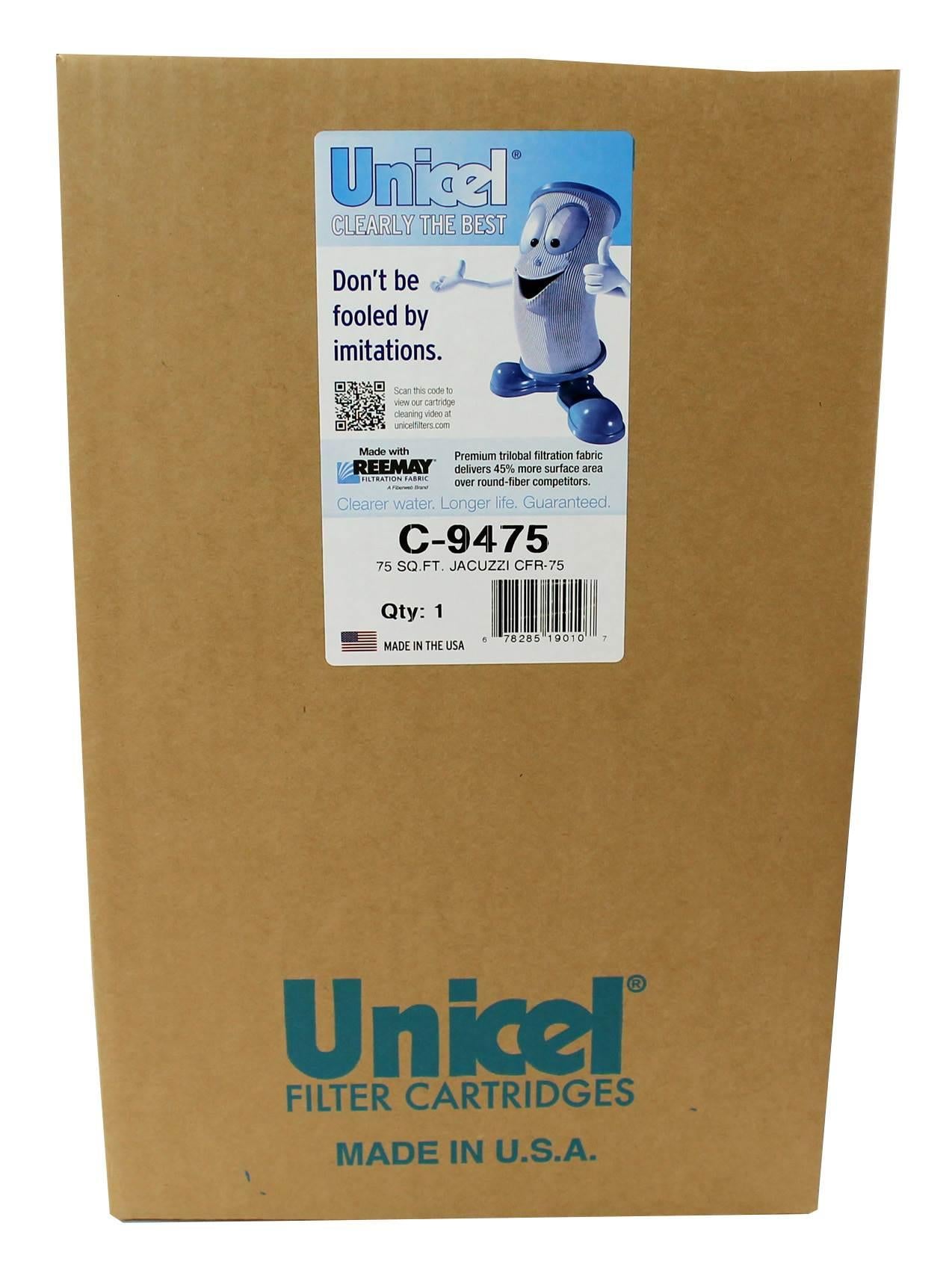 4) new unicel c-9475 pool spa cfr 75 sq ft filter cartridges element pj75-4
