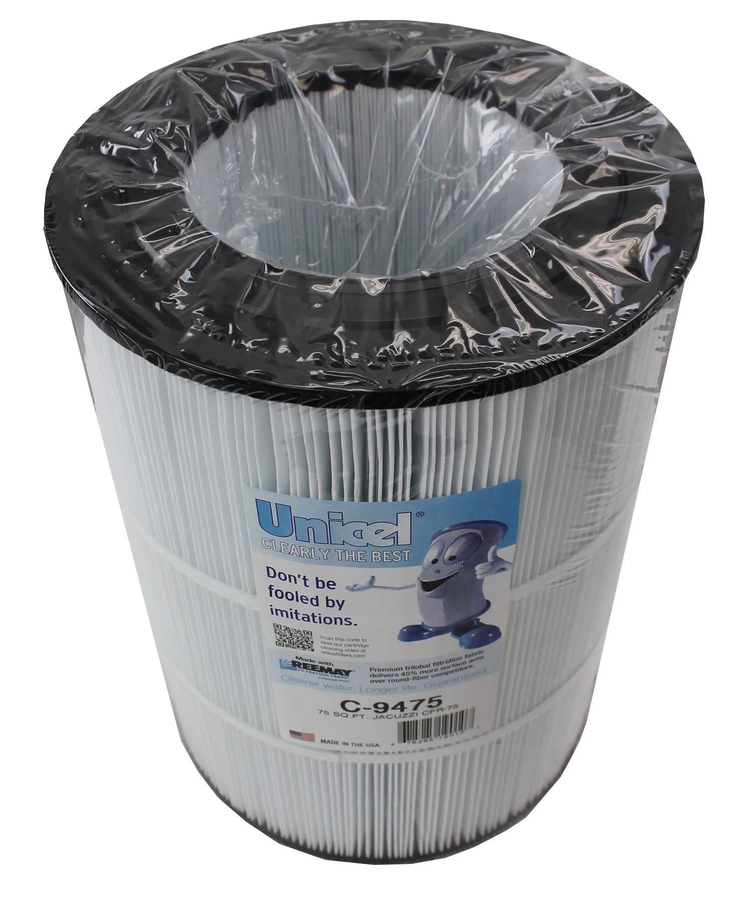 4) new unicel c-9475 pool spa cfr 75 sq ft filter cartridges element pj75-4