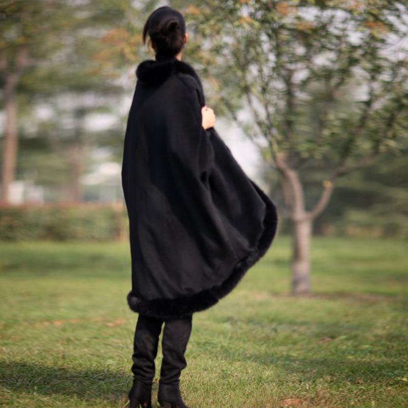 2020 autumn new women's woolen cloak coat