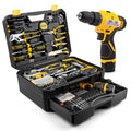 223-Piece Power Drill Tool Set, 12V Cordless Drill Driver Kit with Drawer Toolbox, Socket & Bit Set, Hex Keys, Wrench for Home Renovation, DIY Projects & GaraUse