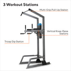 ProForm Carbon Strength Power Tower with Dip Stand, 300 lb. Weight Capacity