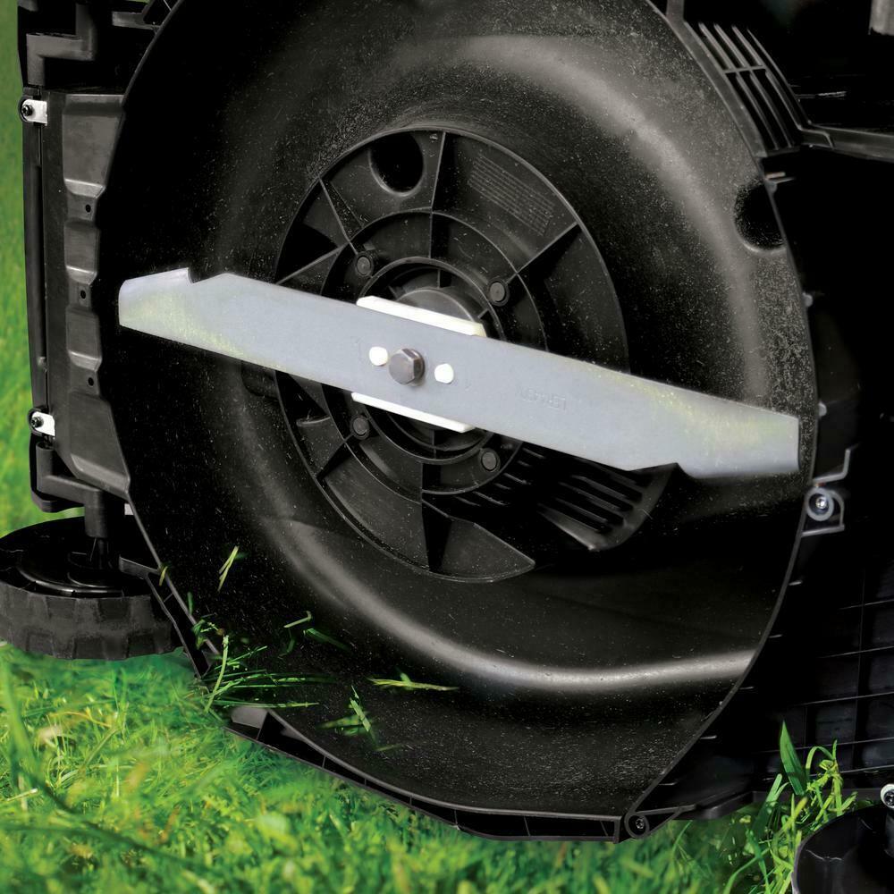 Cordless Electric Walk Behind Push Lawn Mower Kit with 2 Battery Charger 48 Volt