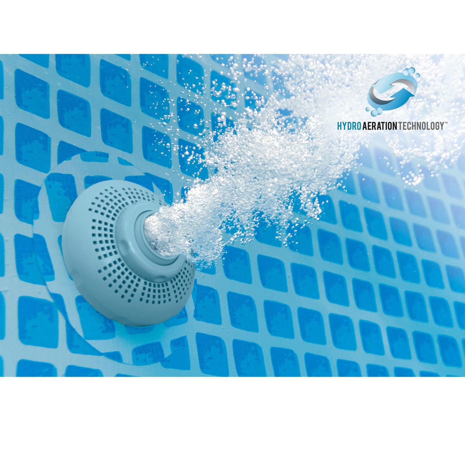 intex 28635eg 1500 gph easy set above ground swimming pool pump filter system