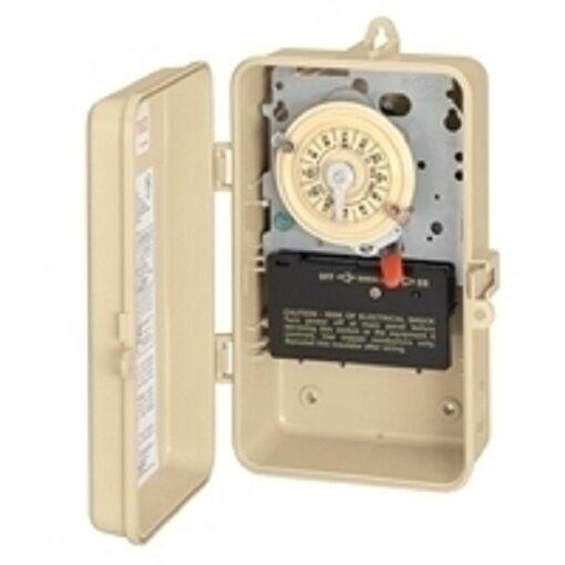 220 volt intermatic mechanical timer for swimming pool or spa pumps model t104p3