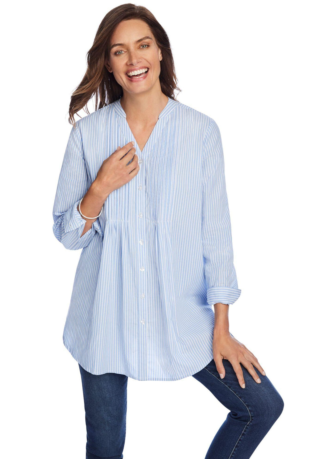 perfect pintuck tunic