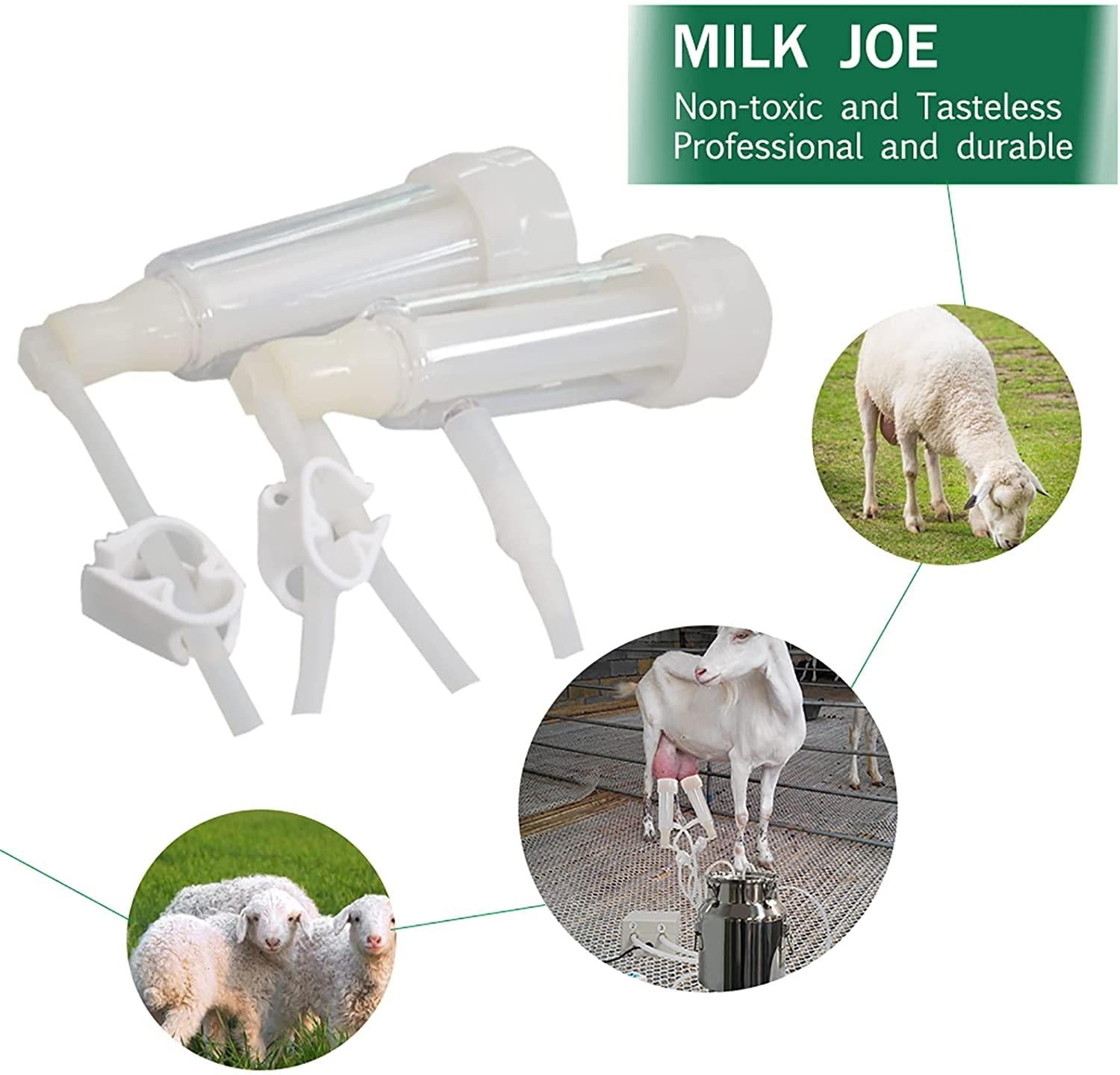 tehongmai 14l electric milking machine for goats, automatic portable pulse breast pump, single bucket piston vacuum pulsation mini household milking machine, goat milking supplies