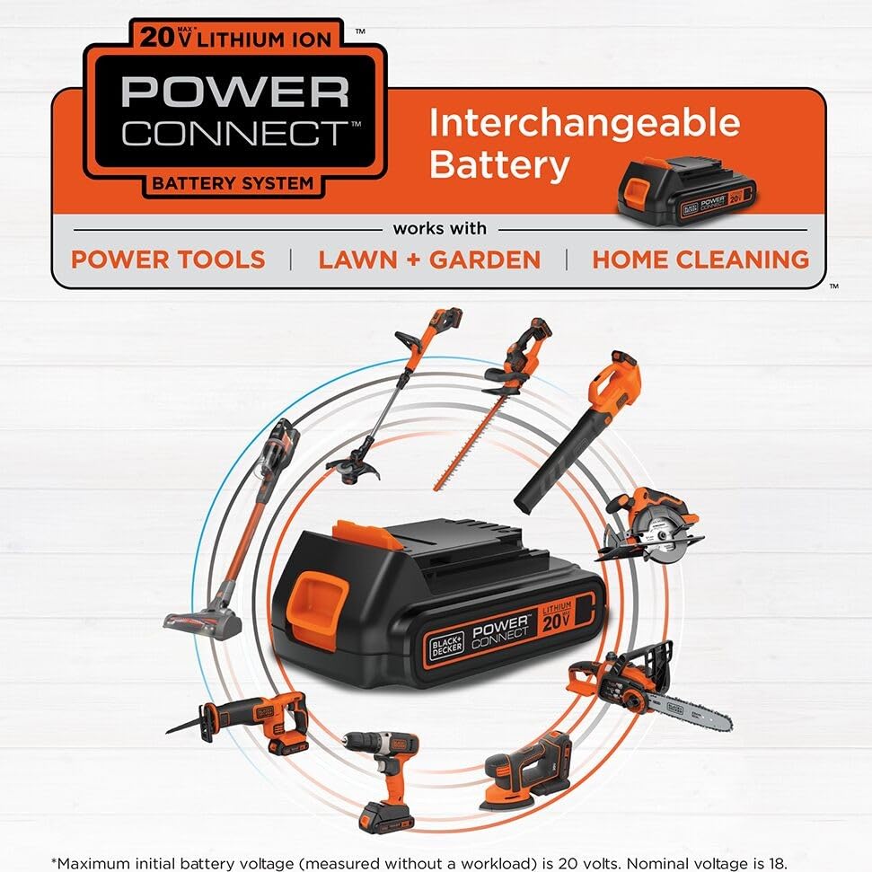 Weed Eater, Lawn Edger and Cordless Lawn Mower 3 in 1 Combo, Includes (2) Batteries, Charger, 12 Inch Battery Powered String Trimmer and Lawnmower, Adjustable Length and Height (MTC220)