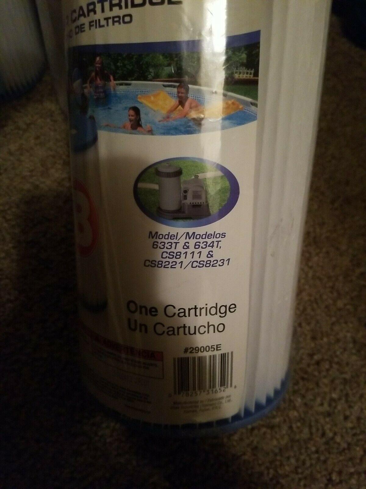 intex 2500 gph krystal clear 6 type b cartridges. (only 6 cartridges) no pump