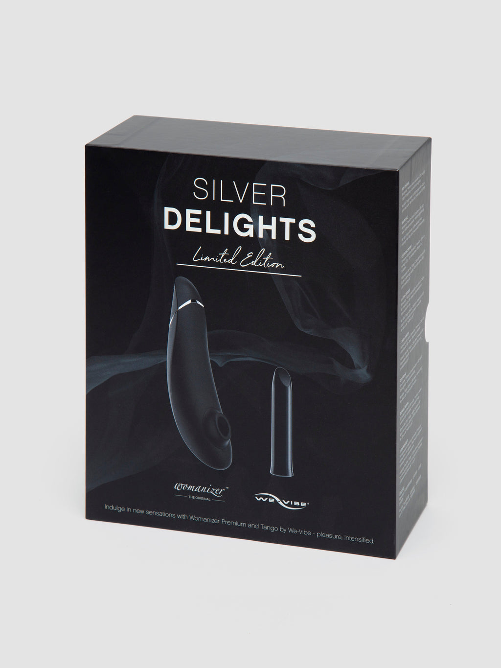 Womanizer X We-Vibe Silver Delights Limited Edition Pleasure Collection, Black