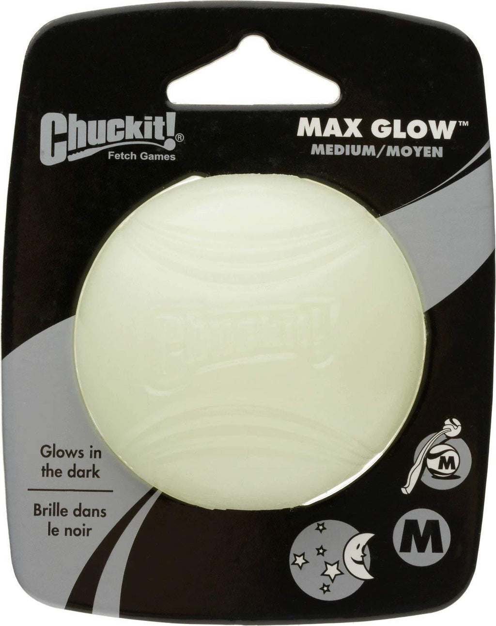 Chuckit! Max Glow Ball Dog Toy, Medium, 24 Pack