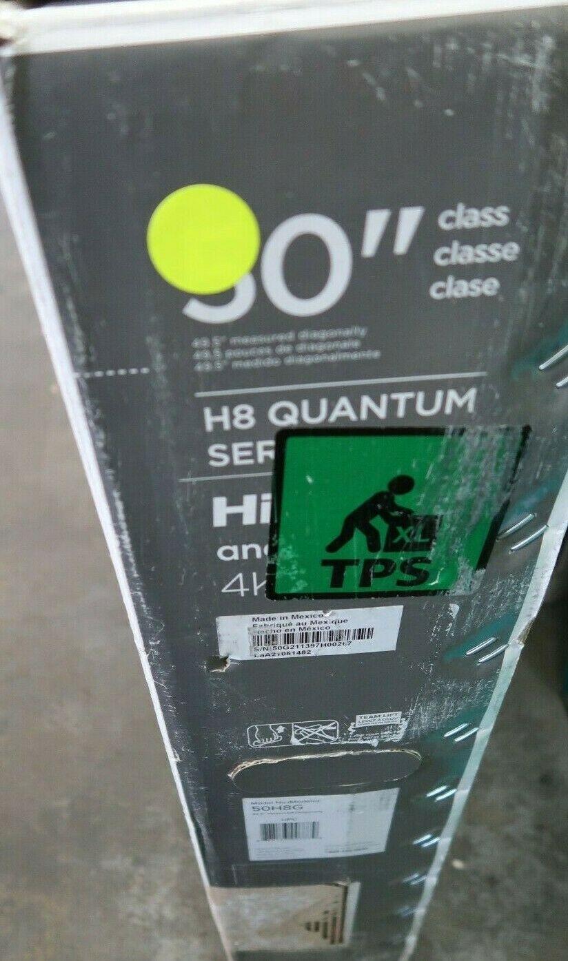 hisense h8g quantum series 50" 4k led android tv