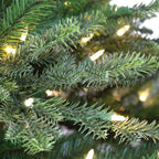 New 7.5 ft. Royal Majestic Douglas Fir Downswept Tree with Real Life Molded Tips and Sure-Lit Pole with 800 Clear Lights