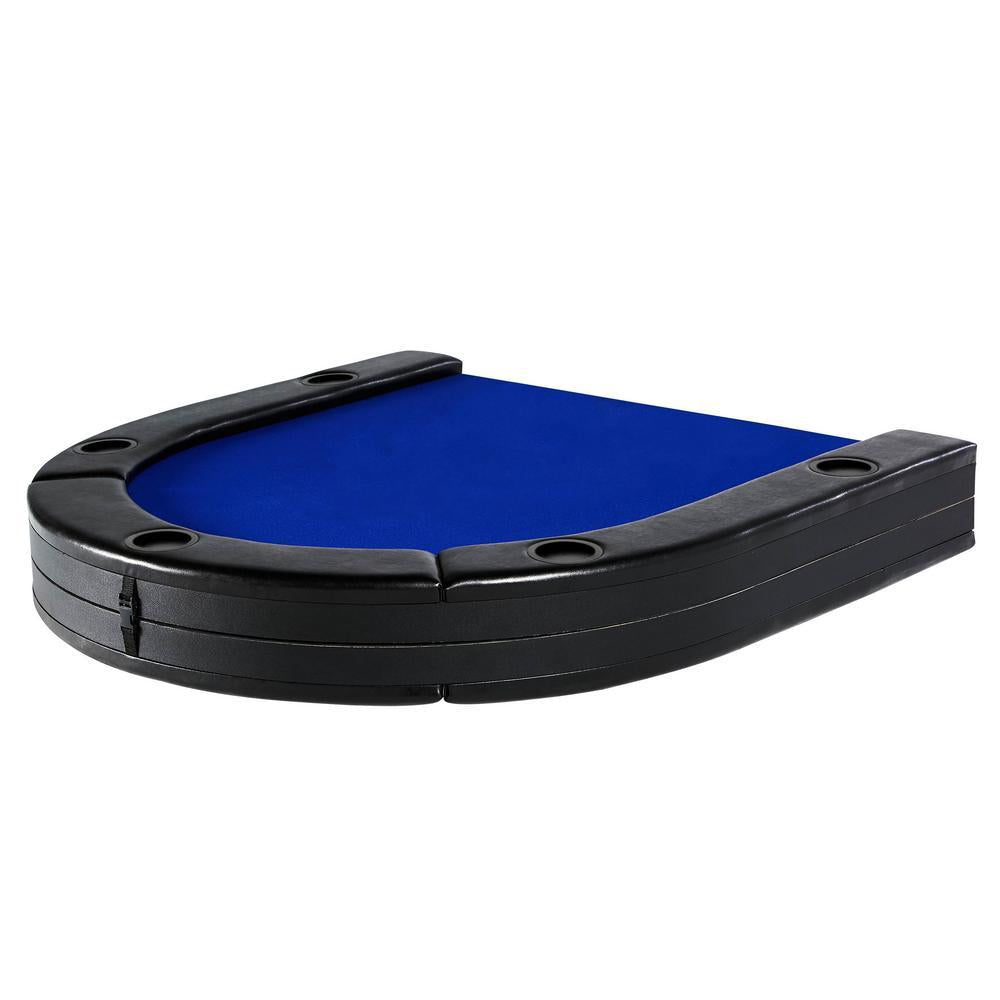 Texas Holdem Poker Table for 10 Players with Padded Rails and Cup Holders
