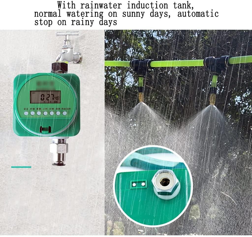 BBGS Garden Hose Kit with Timer, Irrigation System, Micro Drip Irrigation Kits, Automatic Drip Irrigation Kits, Garden Irrigation for Garden Plants (Color : Style 3)