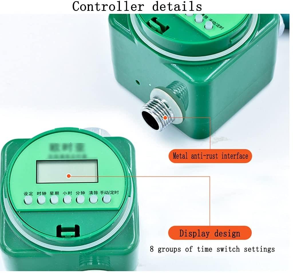 BBGS Garden Hose Kit with Timer, Irrigation System, Micro Drip Irrigation Kits, Automatic Drip Irrigation Kits, Garden Irrigation for Garden Plants (Color : Style 3)