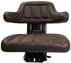 new black universal tractor seat susp w/ base &amp; tracks ford new holland case-ih