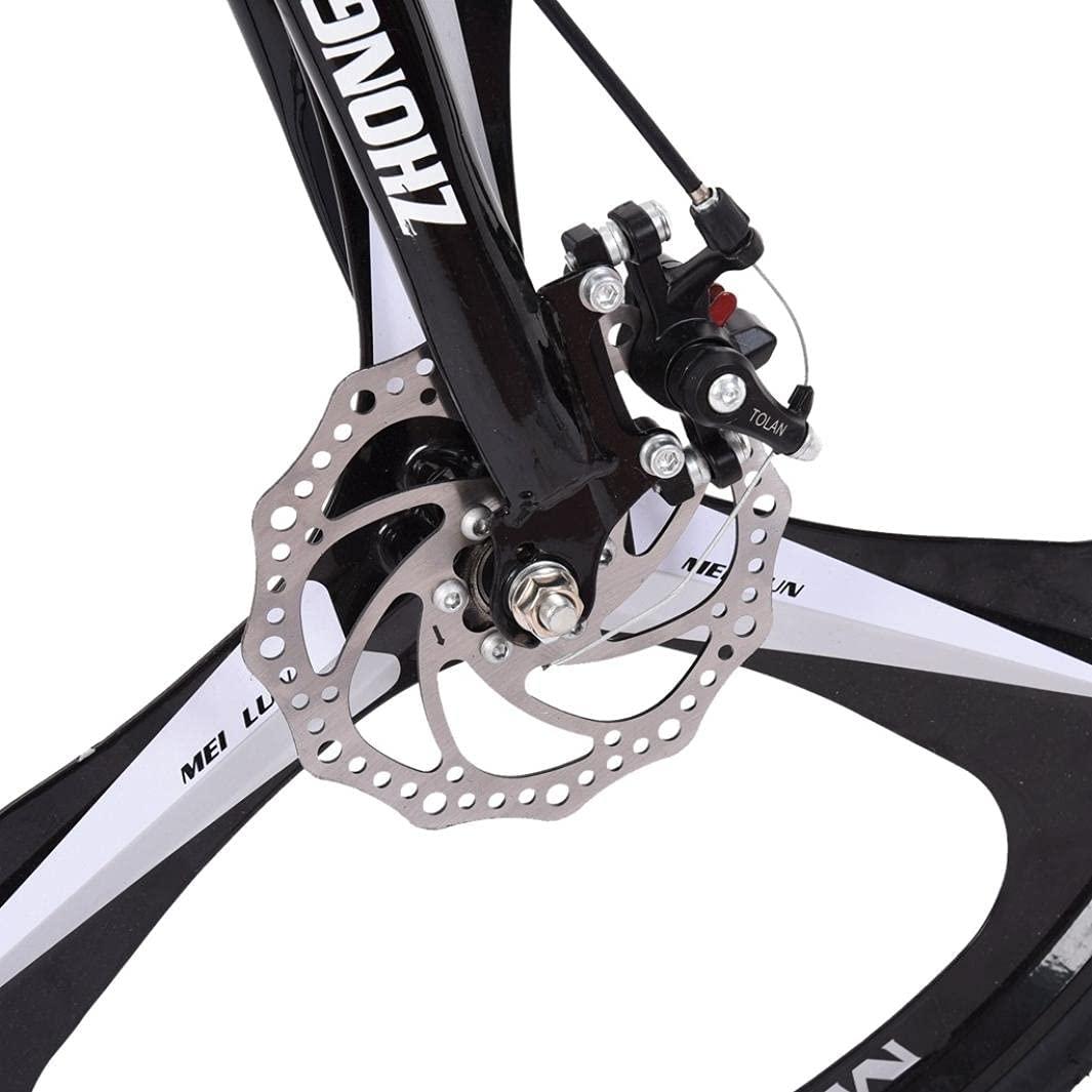 26 Inch Bikes 21 Speed Road Bike 700C Wheels Road Bicycle Dual Disc Brake Bicycles for Men and Women Black.