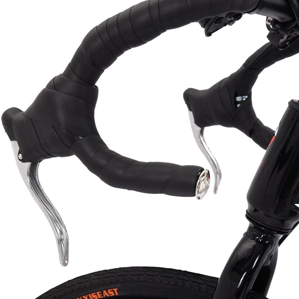26 Inch Bikes 21 Speed Road Bike 700C Wheels Road Bicycle Dual Disc Brake Bicycles for Men and Women Black.