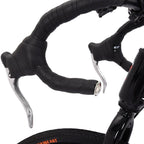26 Inch Bikes 21 Speed Road Bike 700C Wheels Road Bicycle Dual Disc Brake Bicycles for Men and Women Black.