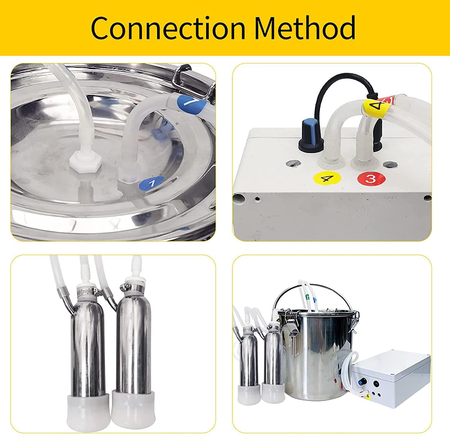 huidazhou electric milking machine for goats, 5l goat milking machine kit, portable milker machine, livestock household domestic farm milking device