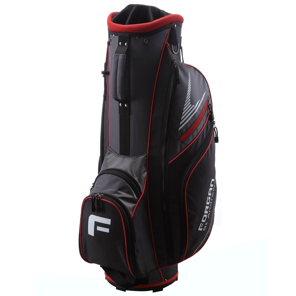 Forgan of St Andrews Super Lightweight Golf Cart Bag with 14 Club Dividers Red