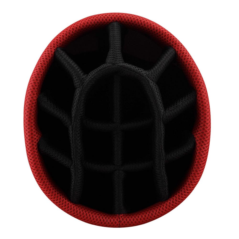 Forgan of St Andrews Super Lightweight Golf Cart Bag with 14 Club Dividers Red