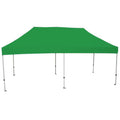 Athena 10 ft. x 20 ft. White Frame Instant Pop Up Tent with Green Cover