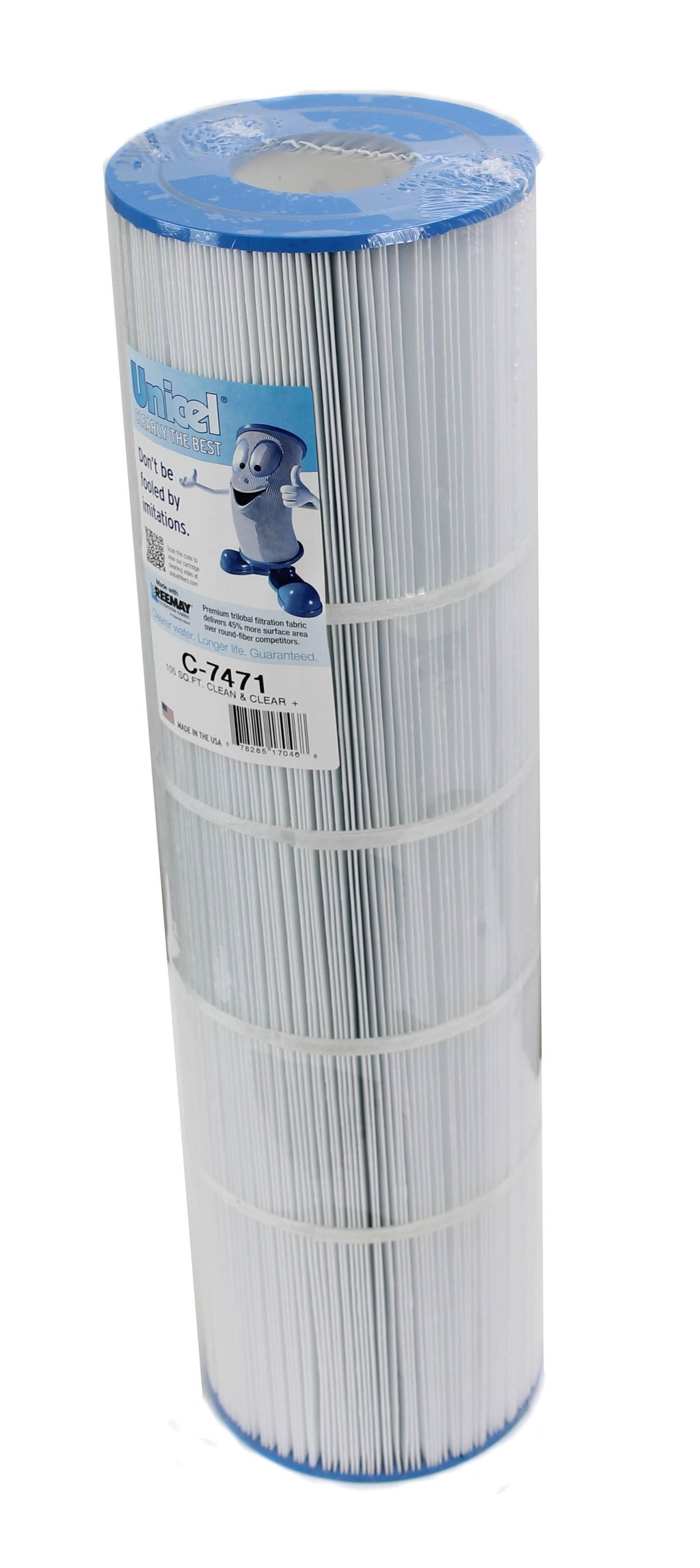 unicel clean plus replacement cartridge filter c-7471 pcc 105 fc1977 (8 pack)
