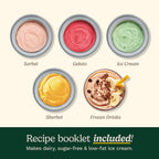 Ice Cream Maker Machine, 2-Quart Ice Cream, Sorbet and Frozen Yogurt Machine, Fully Automatic Double-Insulated Freezer Bowl Makes Frozen Desserts in Under 30 Minutes, ICE30BCP1, Silver