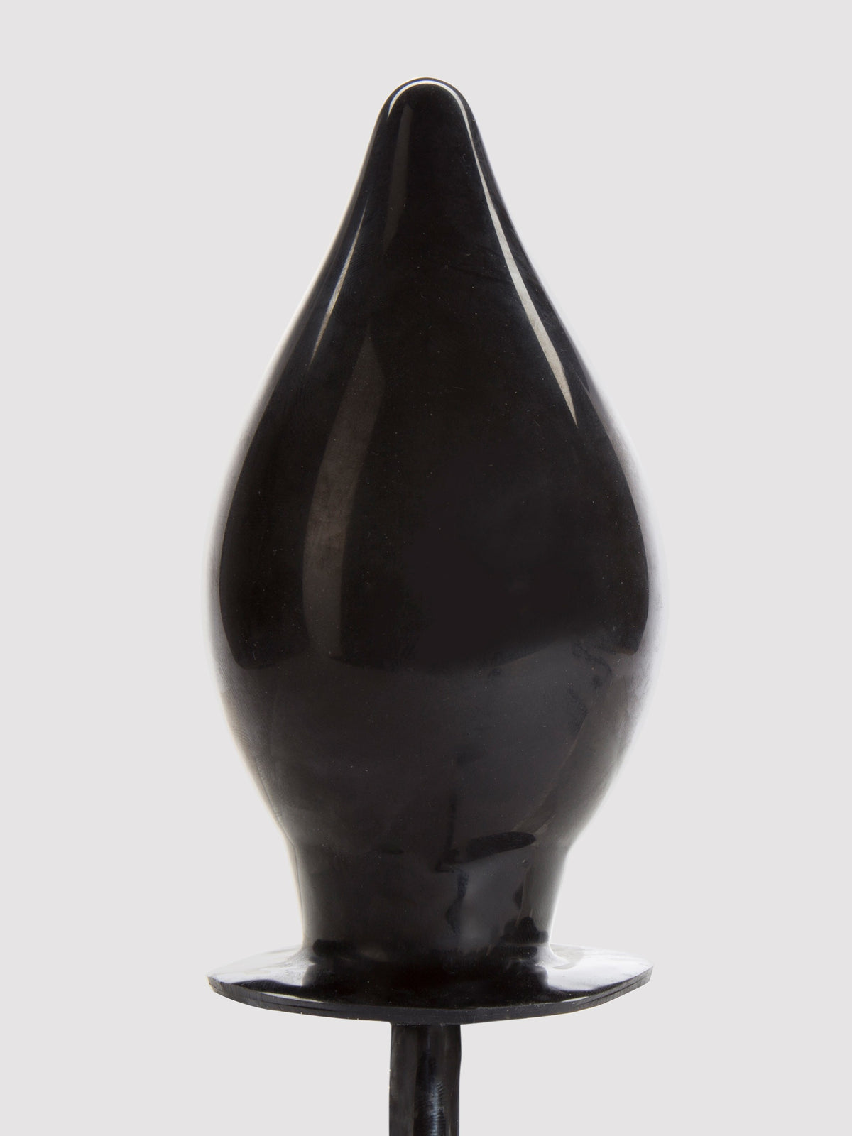 Cock Locker Large Inflatable Butt Plug 7.5 Inch, Black