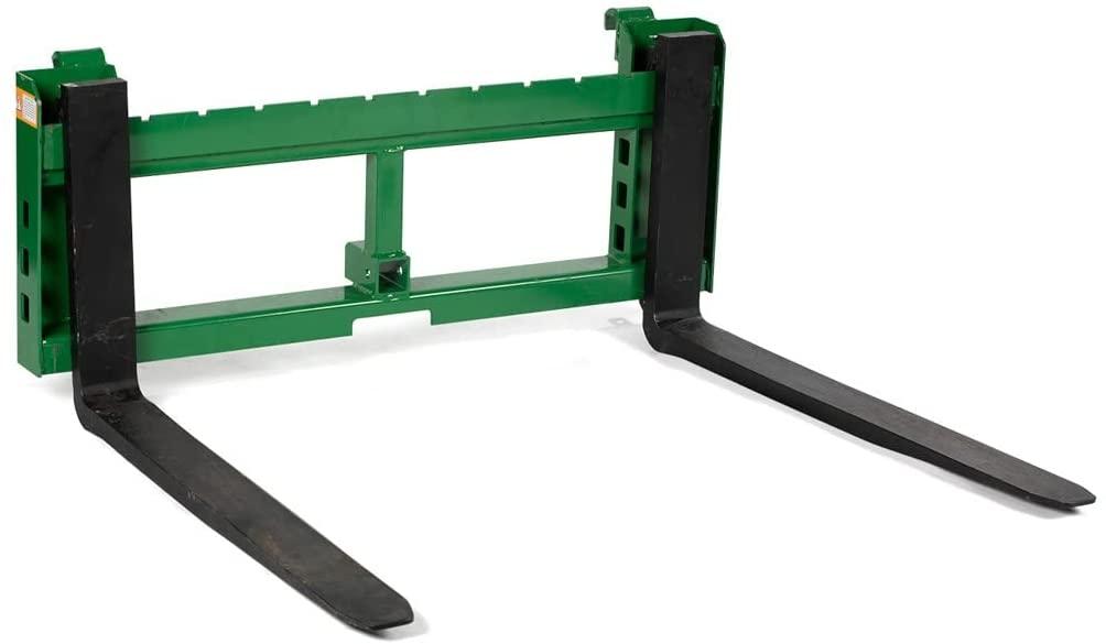 titan attachments pallet fork attachment 42" forks receiver hitch john deere