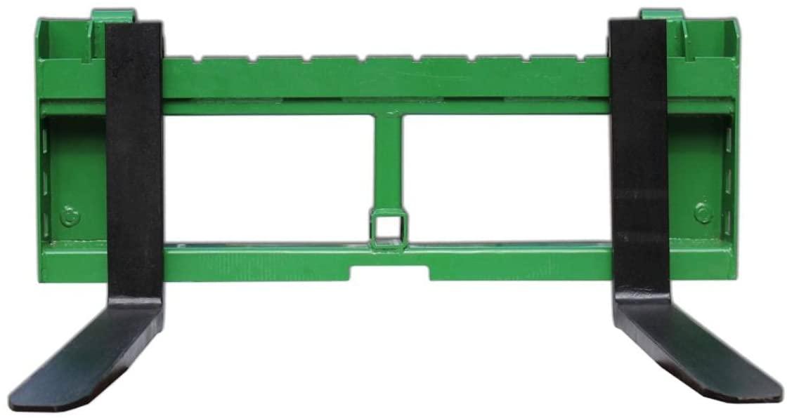 titan attachments pallet fork attachment 42" forks receiver hitch john deere