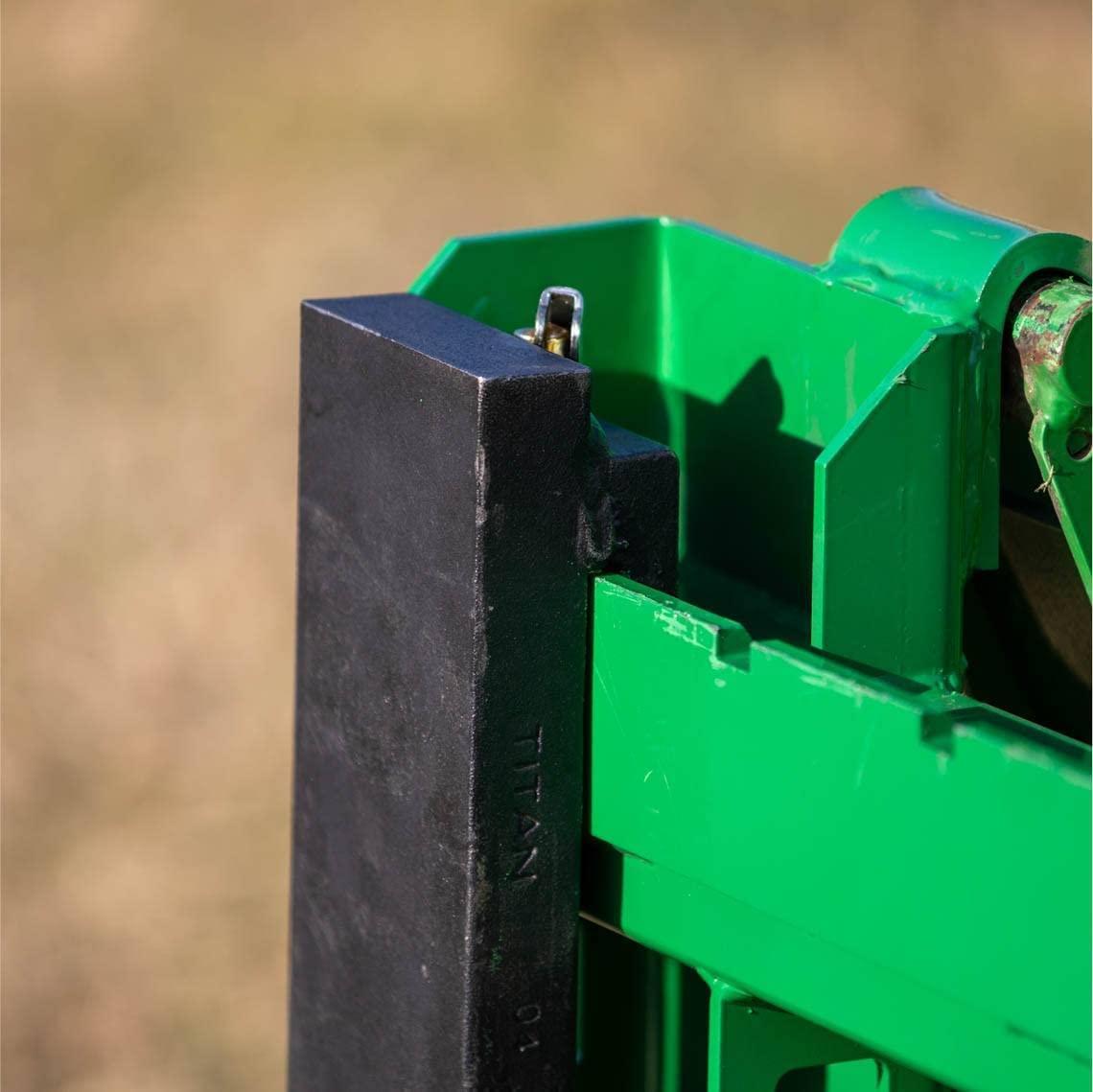 titan attachments pallet fork attachment 42" forks receiver hitch john deere