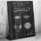 Dog Chew Toy Canvas Print, Dog Toys, Dog Lover Gift, Dog Trainer, Vet Clinic, Pet Collar, Veterinarian Gift, Pet Groomer