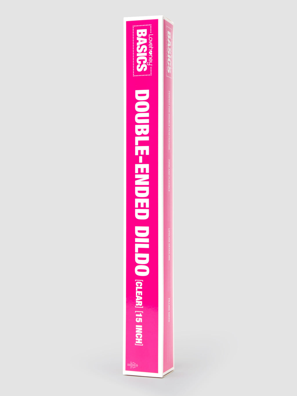 BASICS Realistic Double-Ended Dildo 15 Inch, Clear | Clear