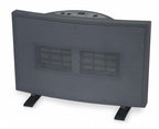 Dayton Prtbl Elct Heatr,Gray,10-3/8" H  1VNY2