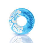 36 Inch Transparent Inflatable Round Swimming Pool Ring Float (24 Pack)