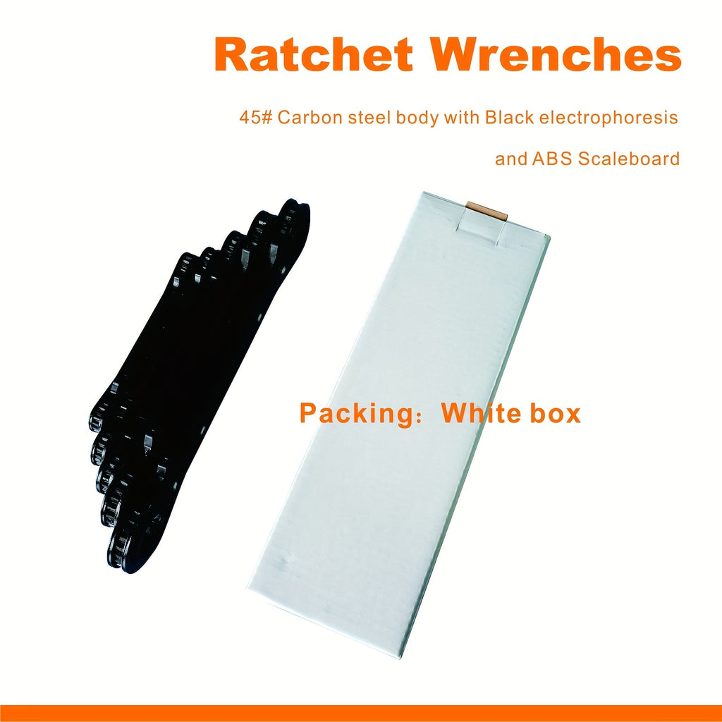 5-piece Ratchet Wrench  Wrench Auto Repair Tool Manual Tool Set Double-ended Ratchet