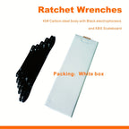 5-piece Ratchet Wrench  Wrench Auto Repair Tool Manual Tool Set Double-ended Ratchet